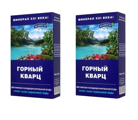 Активатор воды Горный кварц 150 гр Природный Целитель для очистки воды, 2 шт