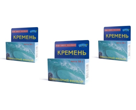 Активатор воды Кремень для очистки воды 50 гр Природный Целитель, 3 шт