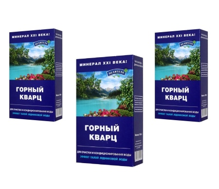 Активатор воды Горный кварц 150 гр Природный Целитель для очистки воды, 3 шт