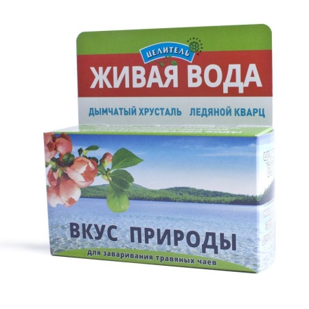 Активатор воды Вкус природы дымчатый хрусталь и ледяной кварц 50 гр Природный Целитель